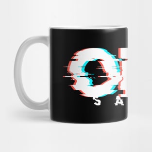 On2 Salsa Glitch Effect Mug